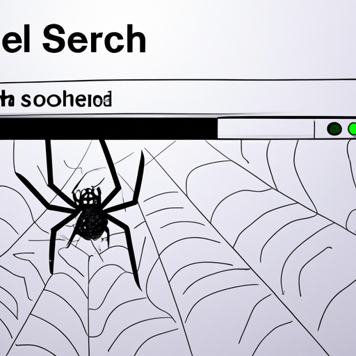 1. איור המתאר עכביש של מנוע חיפוש שזורק דף אינטרנט